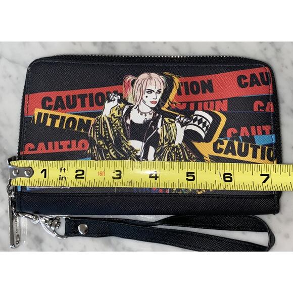 Buckle Up Wallet Harley Quinn Birds Of Prey New Zip Around - Picture 6 of 7